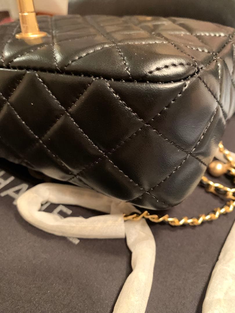 CHANEL シャネル ブラック ショルダーバッグ ノベルティ マトラッセ