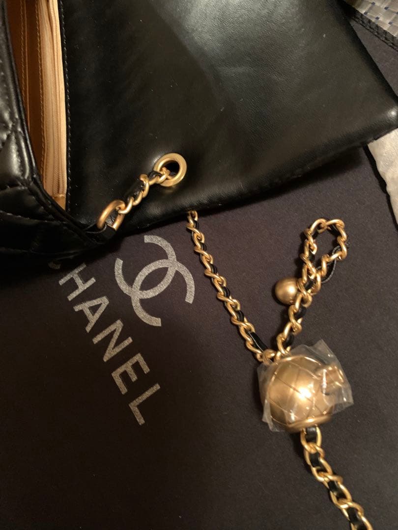 CHANEL シャネル ブラック ショルダーバッグ ノベルティ マトラッセ