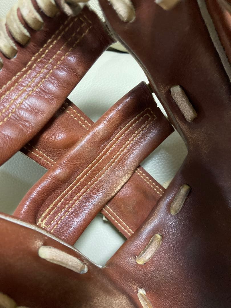 YGS 山本グラブスタジオ 硬式グローブ ブラウン 右投げ用　約28cm日本製