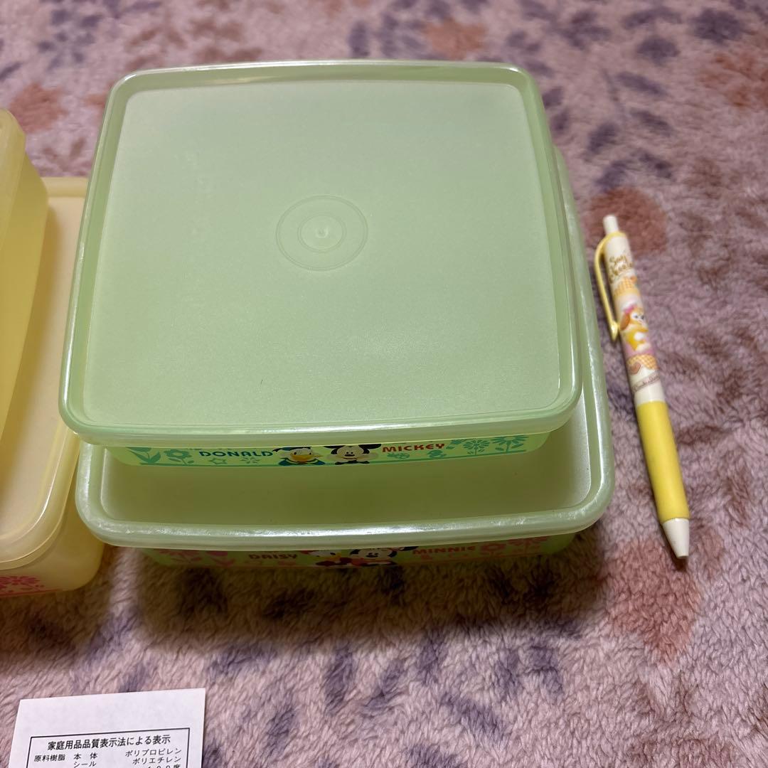 タッパーウェア ディズニー 冷蔵ケースセット 大 小 ×4