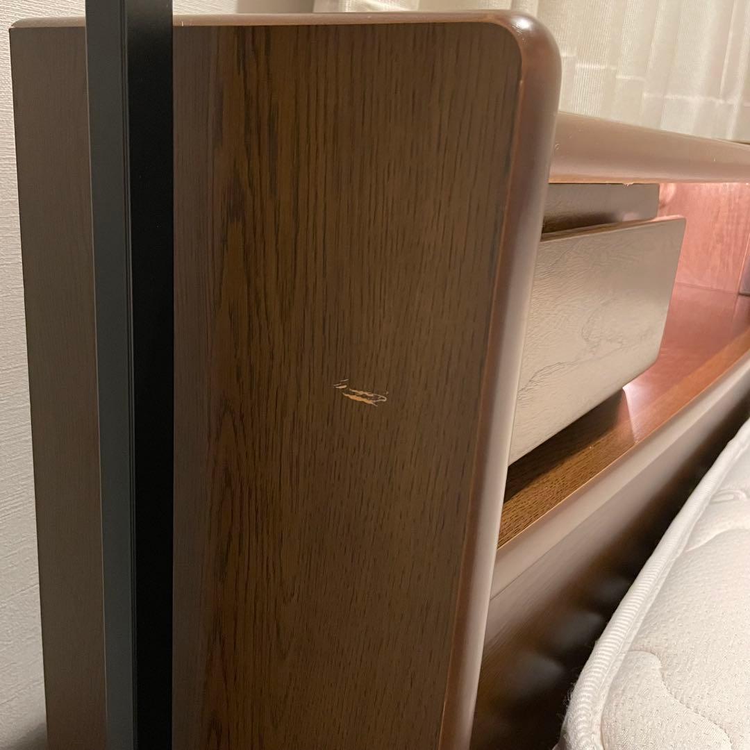 【セミダブル】ベッドフレーム&マットレス