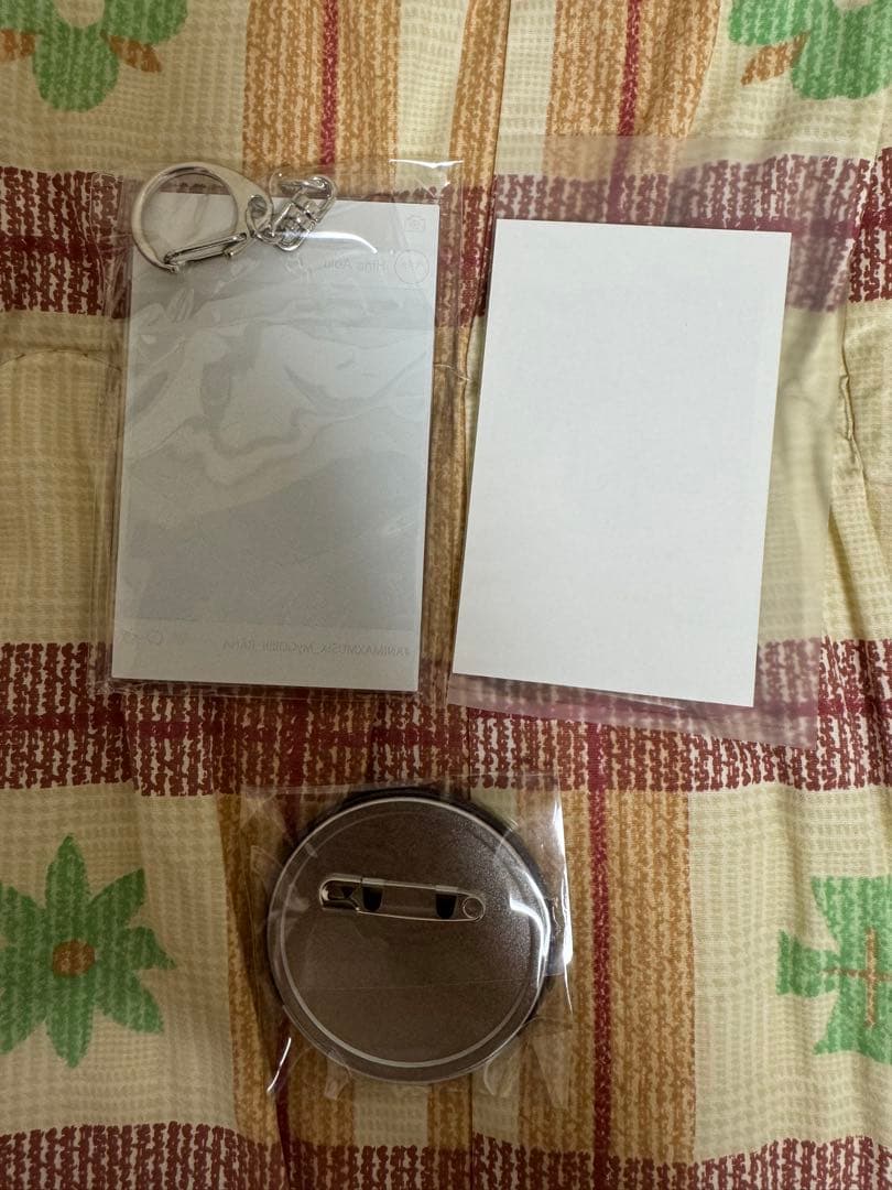 MyGO!!!!ラッフルくじ　アクキー、缶バッチ、ミニフォトカード　青木陽菜