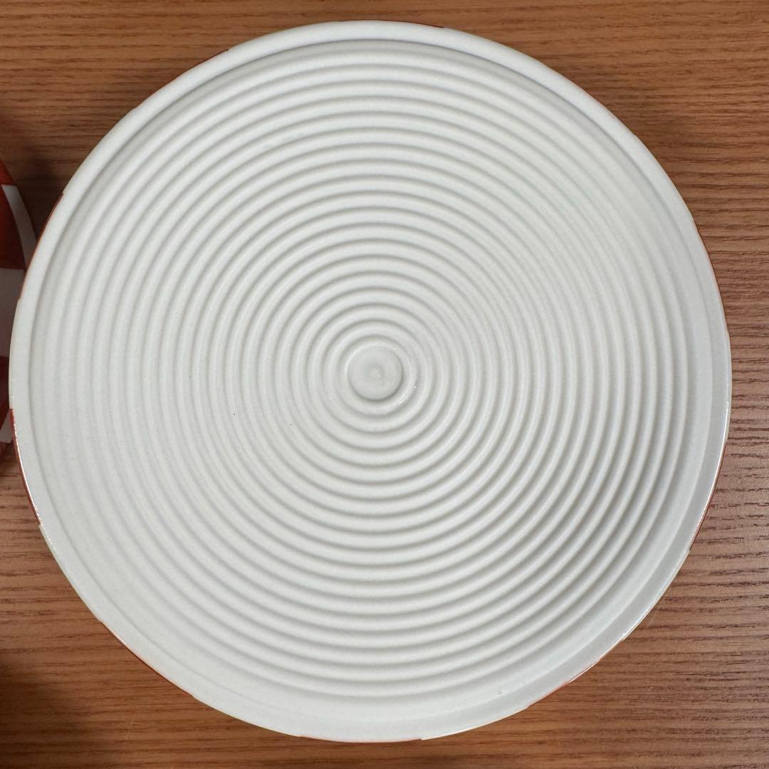 有田焼 李荘窯：赤絵市松文（混柄） 珠型三段重☆