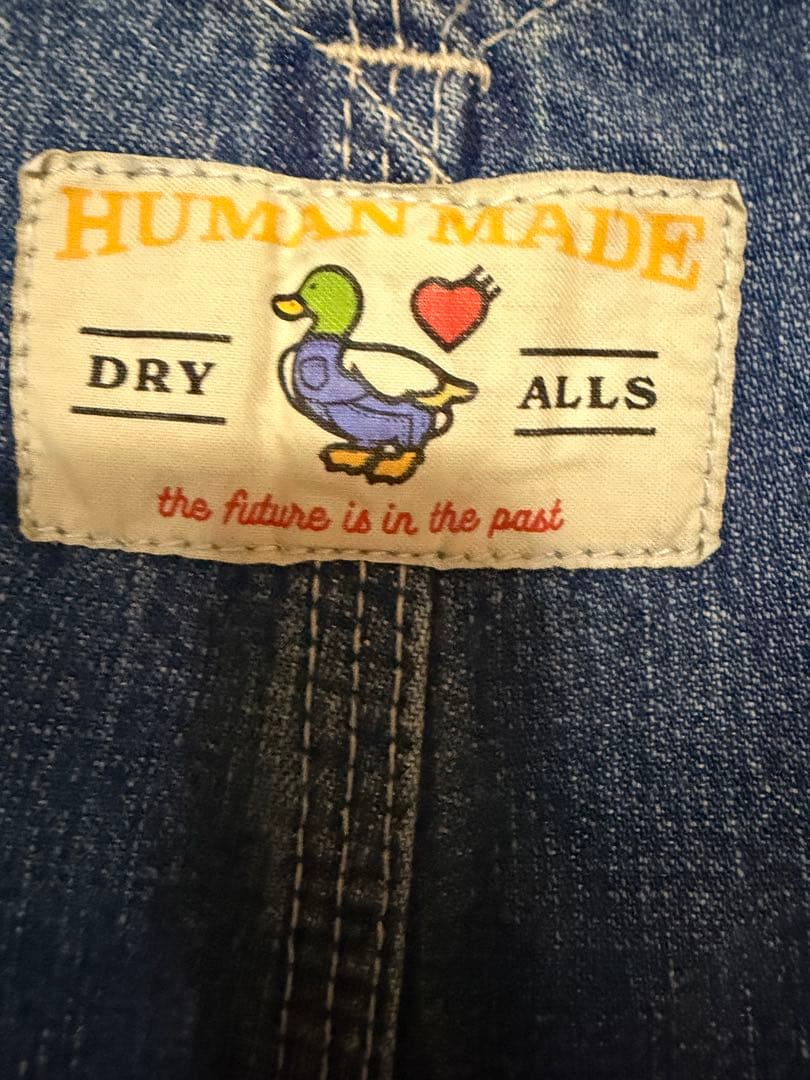 【値下げ】HUMAN MADE デニムオーバーオール【XL】