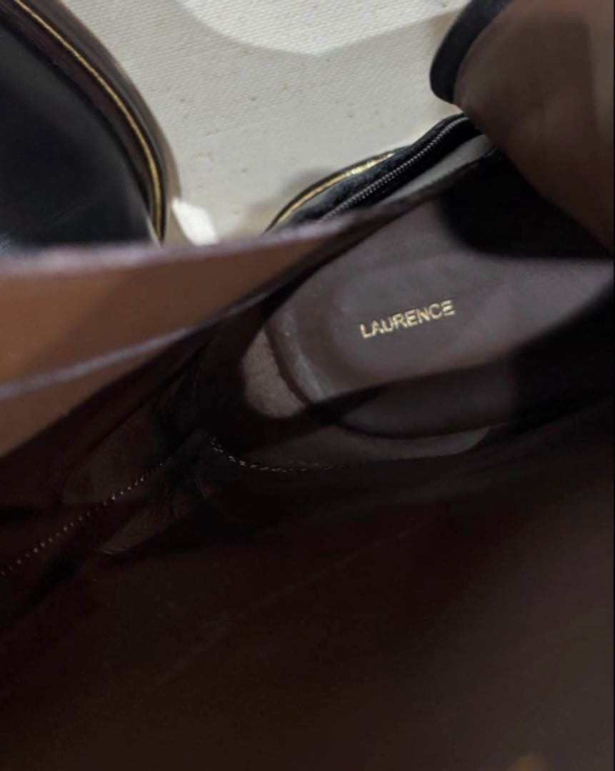 定価58300円　未使用　ローレンス　ショートブーツ　38 サイドジップ