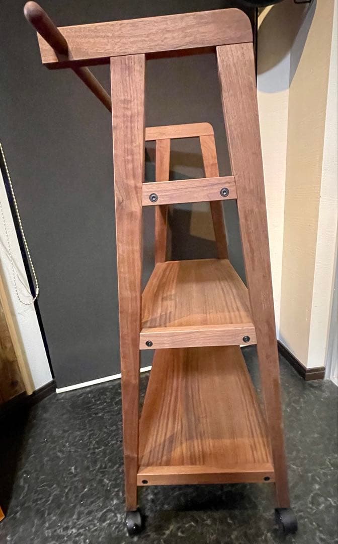 コサイン cosine ワゴンシェルフ ウォルナット キャスター付き ワゴン