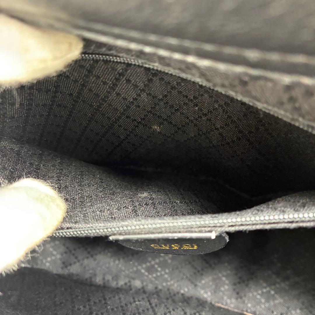 希少 GUCCI オールドグッチ　ホースビット　ボディバッグ　ワンショルダー 黒