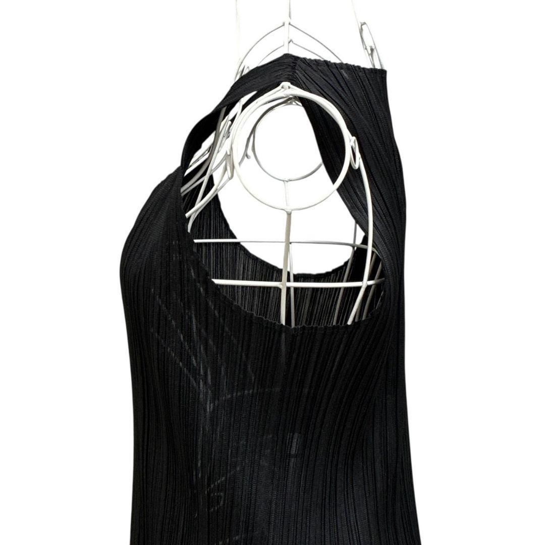 極美品✨プリーツプリーズ イッセイミヤケ キャミソールノースリーブ 黒 3