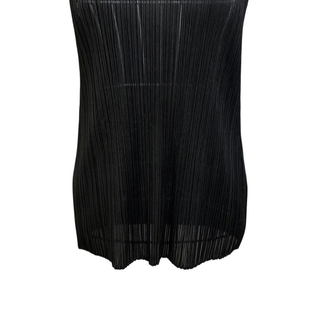 極美品✨プリーツプリーズ イッセイミヤケ キャミソールノースリーブ 黒 3