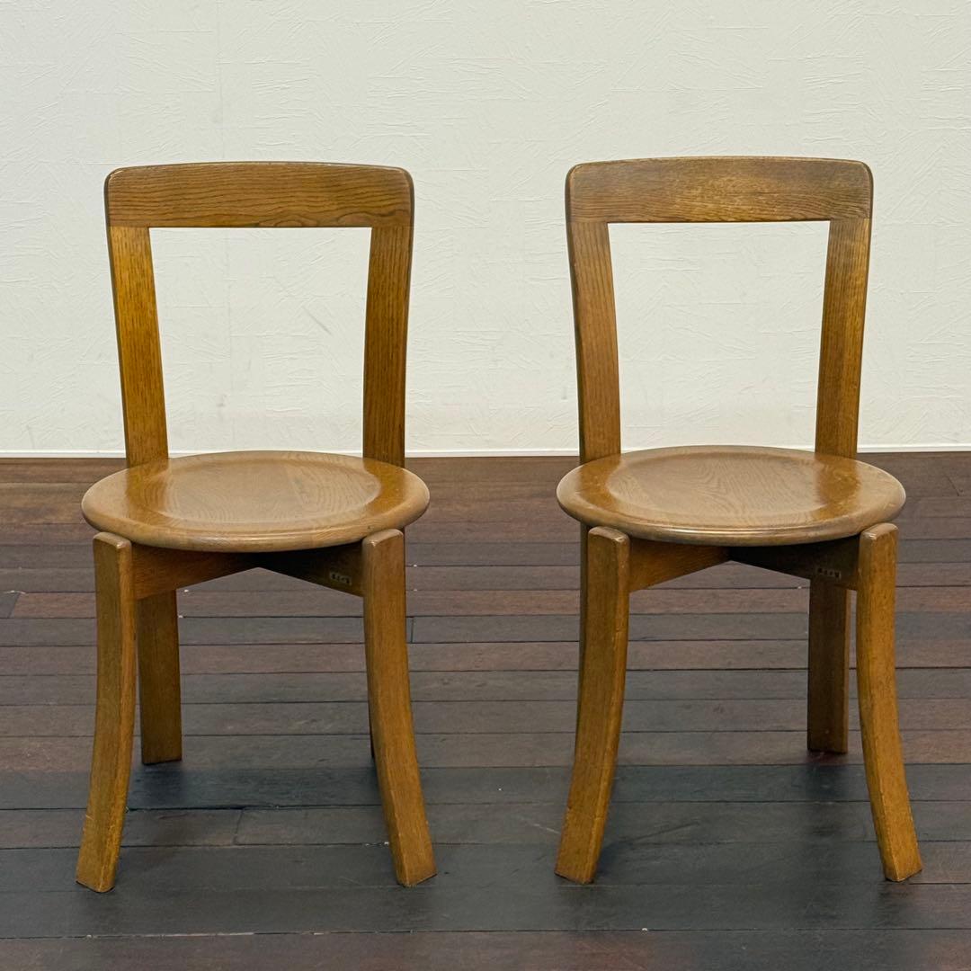 H21K39b 浜本工芸 ダイニングチェア DC-6020 2脚セット