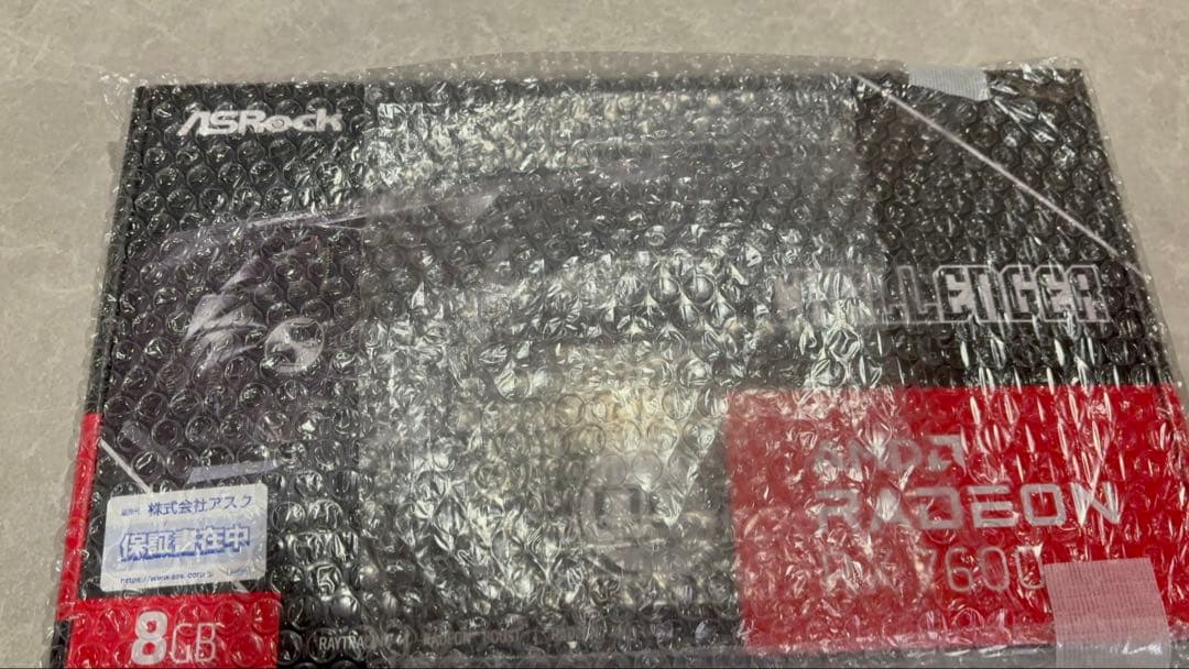 ASRock Radeon RX 7600 8GB 【動作確認済・付属品完備】