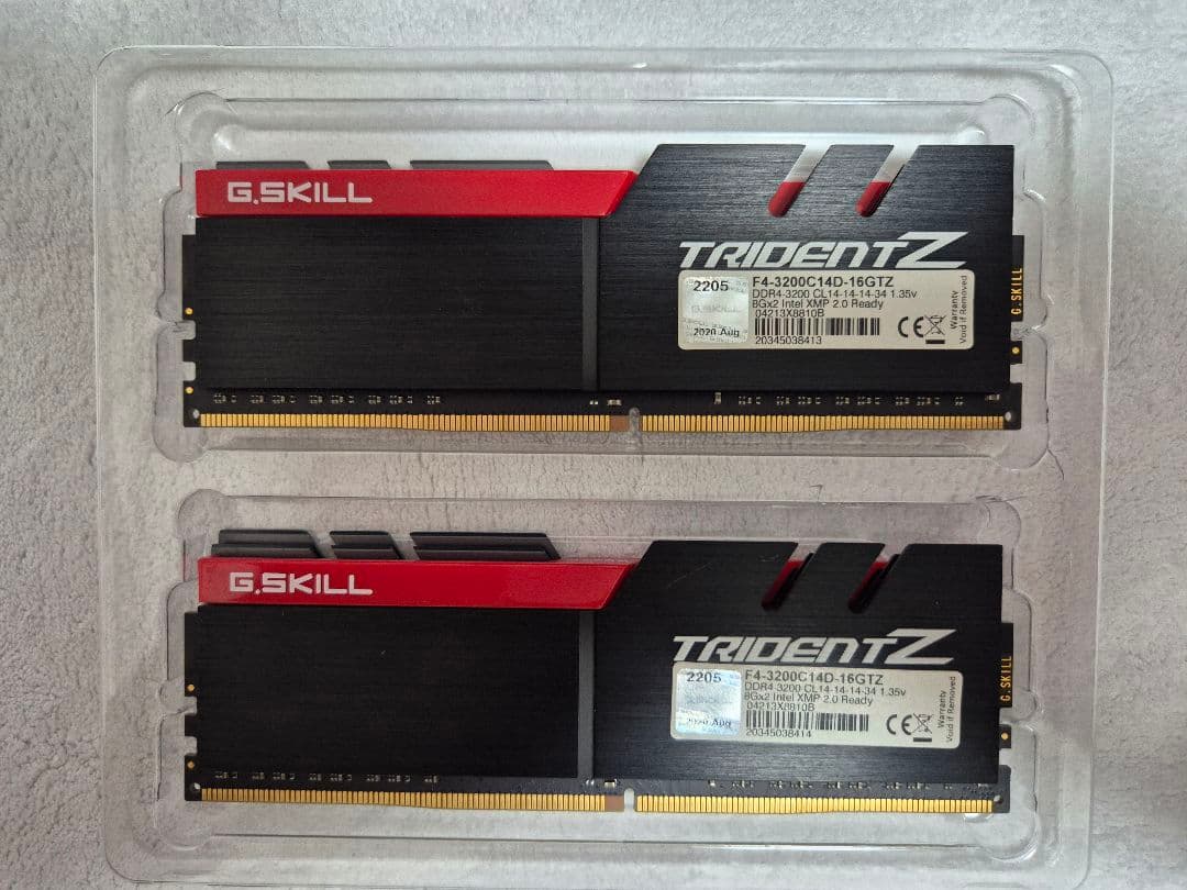メモリー G.SKILL TRIDENT Z DDR4 16GB (2x8GB)