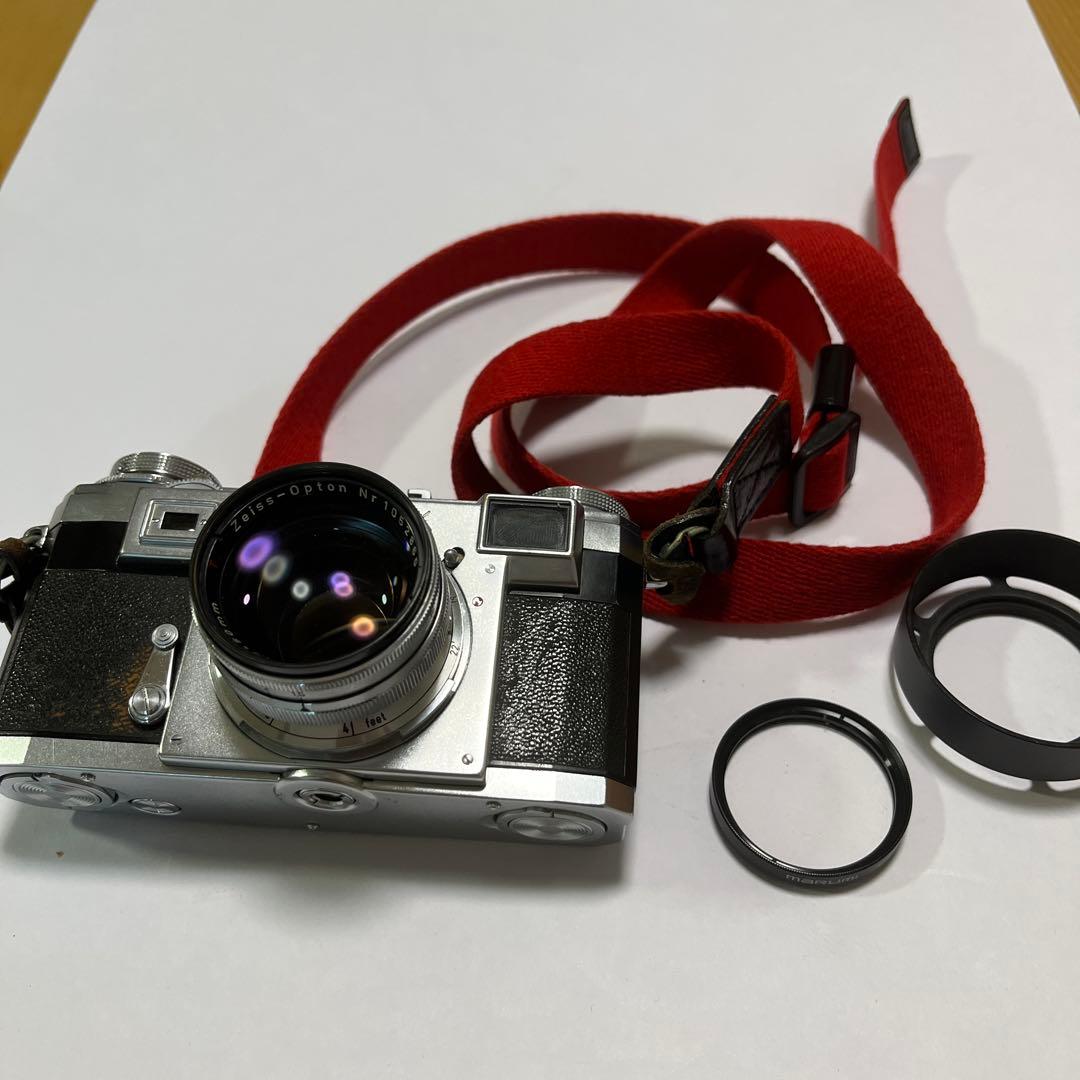 コンタックス Ⅱa Opton Sonnar 1:1.5 50mm ケース付き