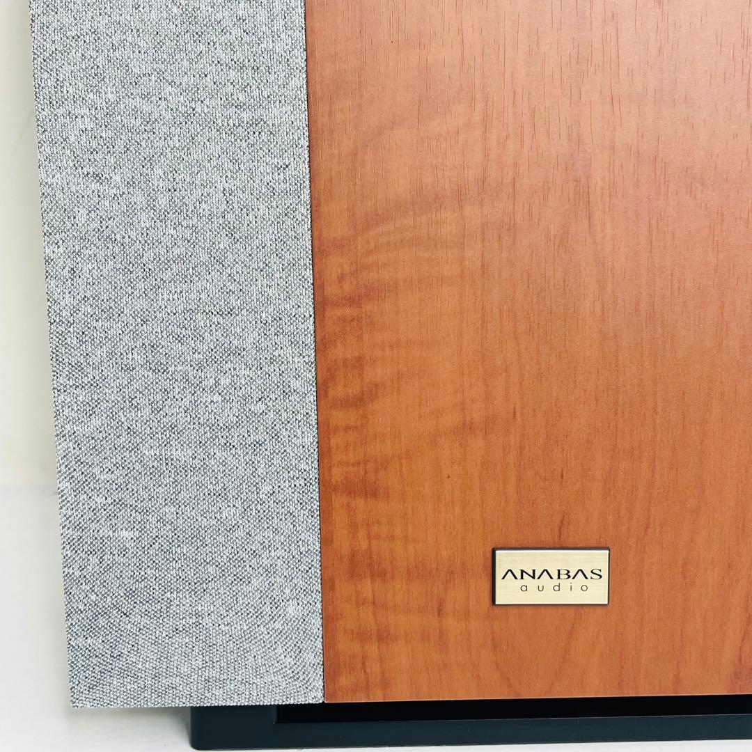 【美品】ANABAS アナバス オーディオ CDクロックラジオ AA-002