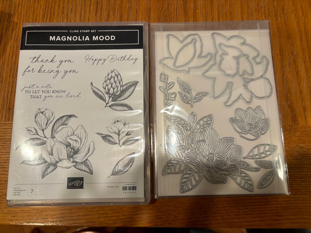 一点限り♡未使用スタンピンアップ　豪華マグノリアスタンプ&ダイセット
