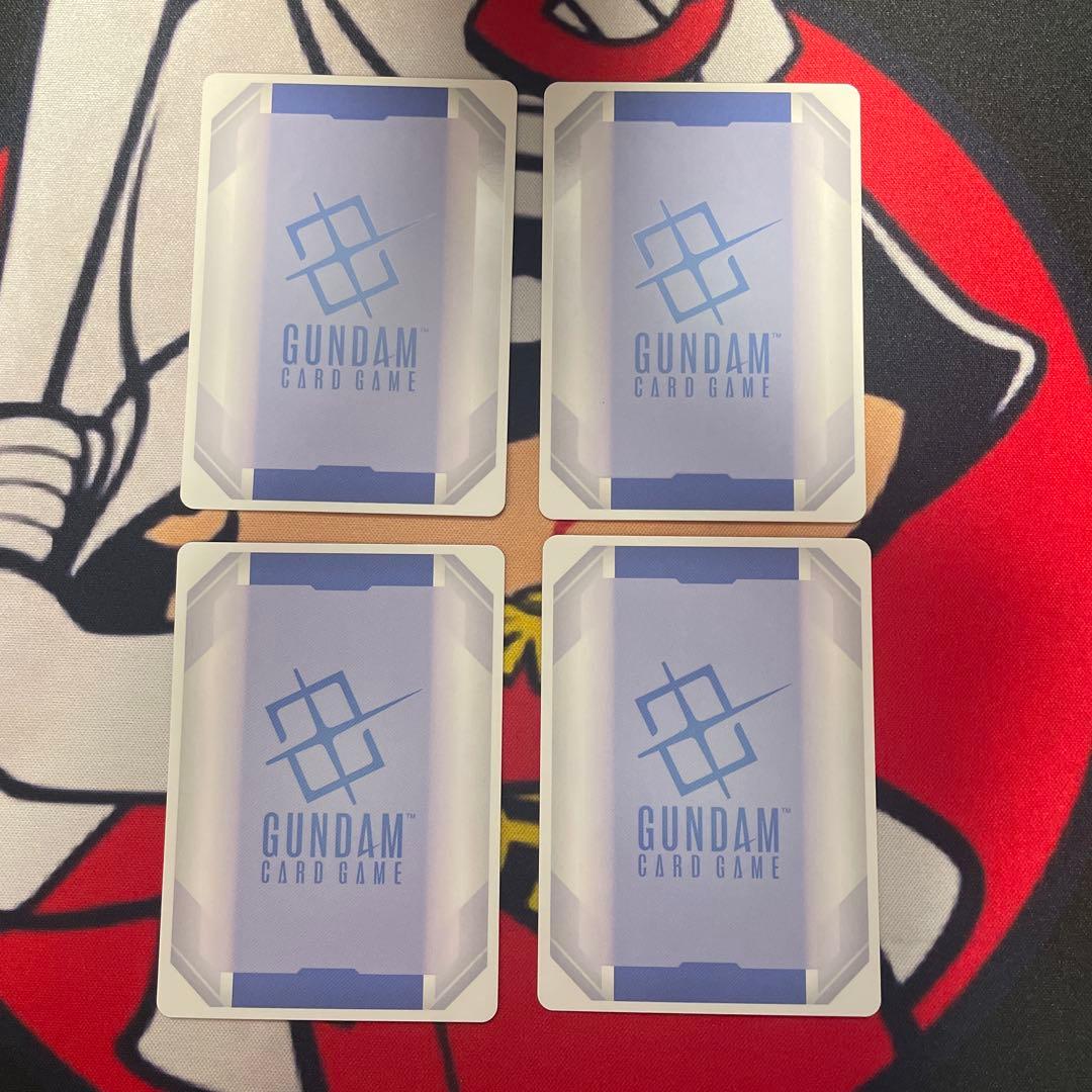 ガンダムカードゲーム　ガンダムエピオン　パラレル　4枚
