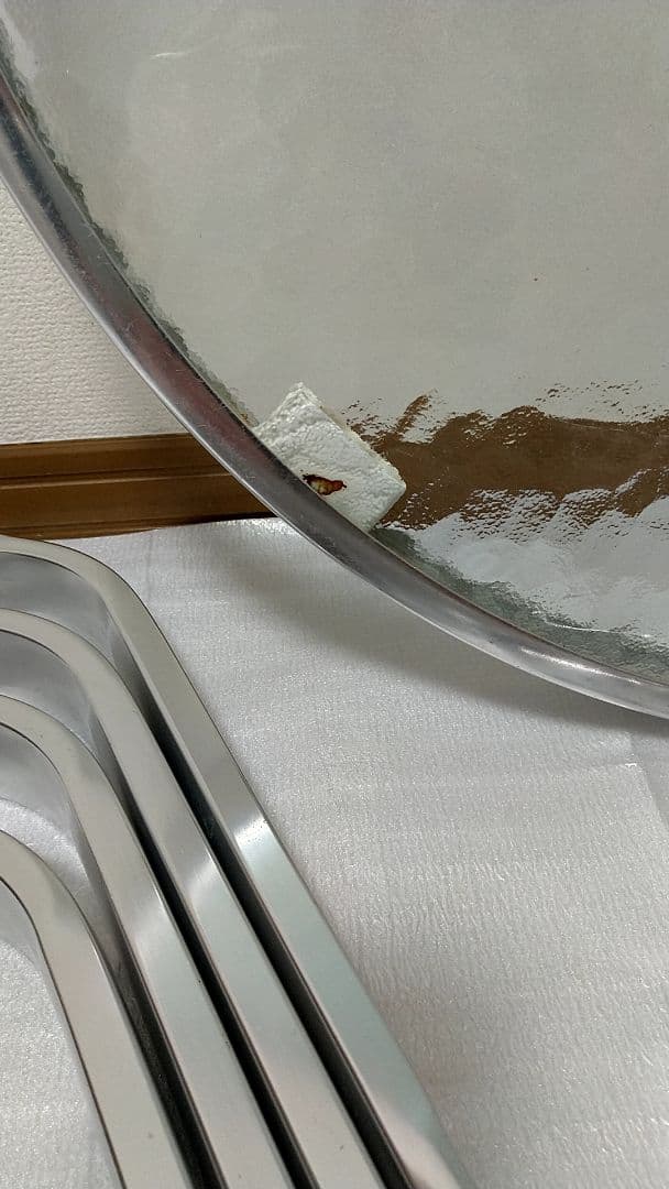 【DULTON】ダルトン╱テーブル╱丸テーブル╱円型╱アルミ╱ガラス╱カフェ