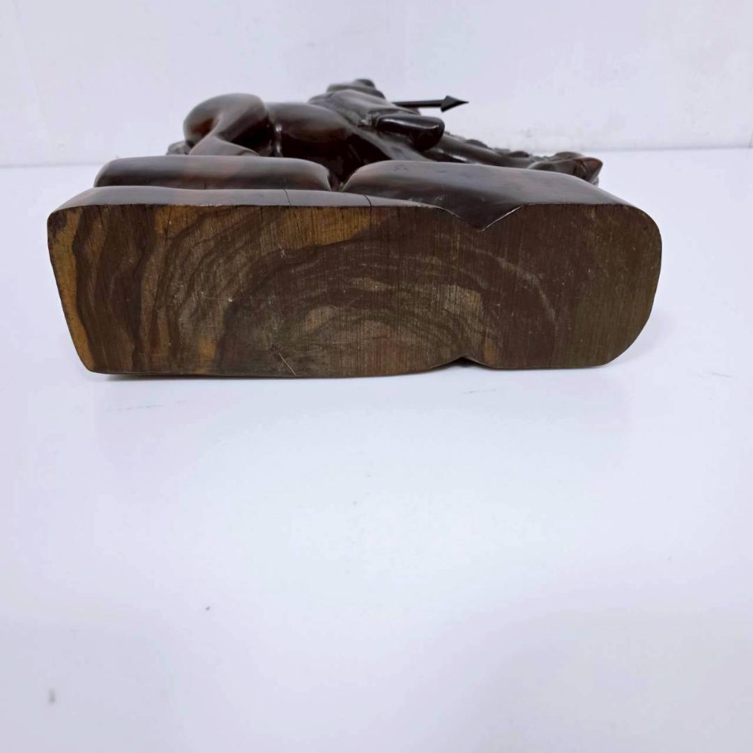 【希少】ヴィンテージ アイアンウッド彫刻 木製