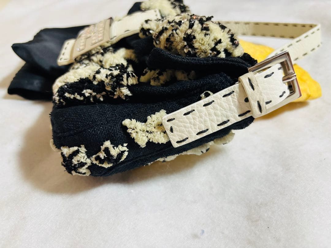 【ヴィンテージ】フェンディ　FENDI 刺繍 バッグ バケット バゲット　花