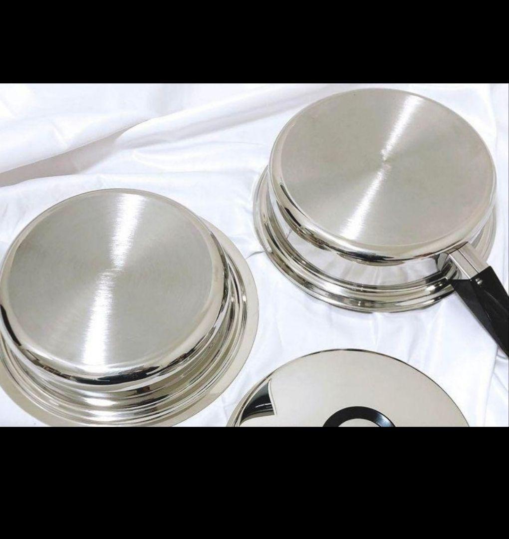 IH対応 アムウェイ 美品 Amway 中フライパン 新品付き @↓