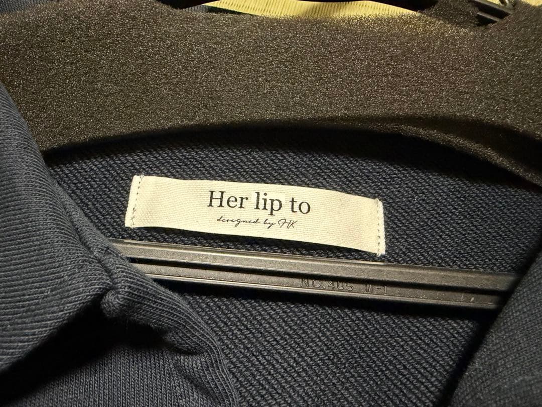 【美品】Herlipto Embroidery Polo Sweatshirt