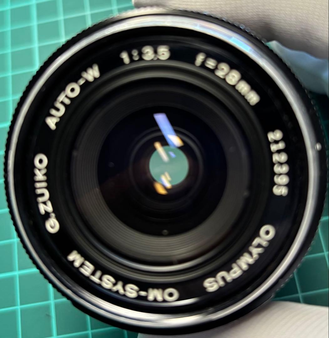 ★ OLYMPUS OM-2N BLACK + 広角レンズ　28mm