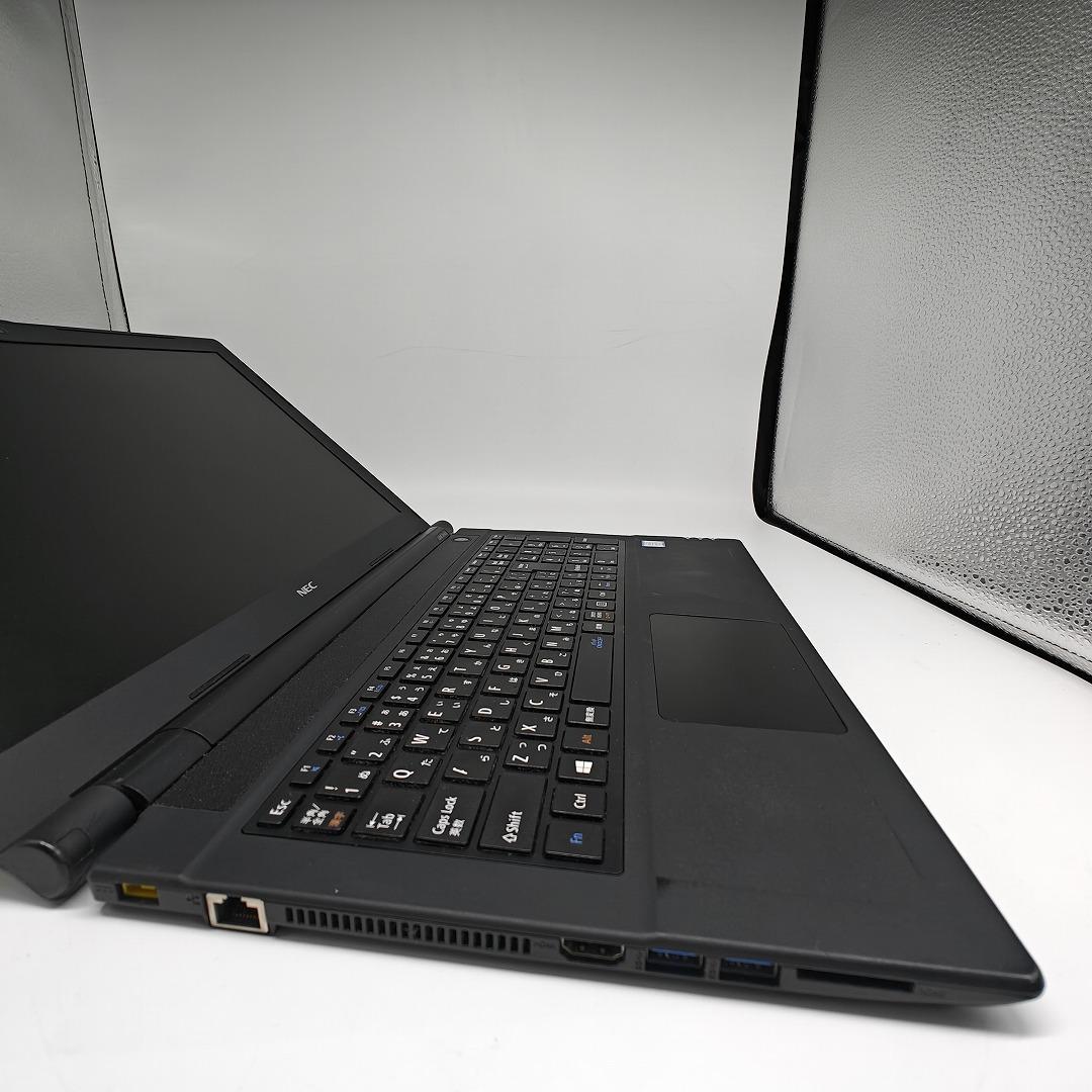 【NEC】高性能i7 SSD256GB 8GB 黒色 オフィス付き ノートPC