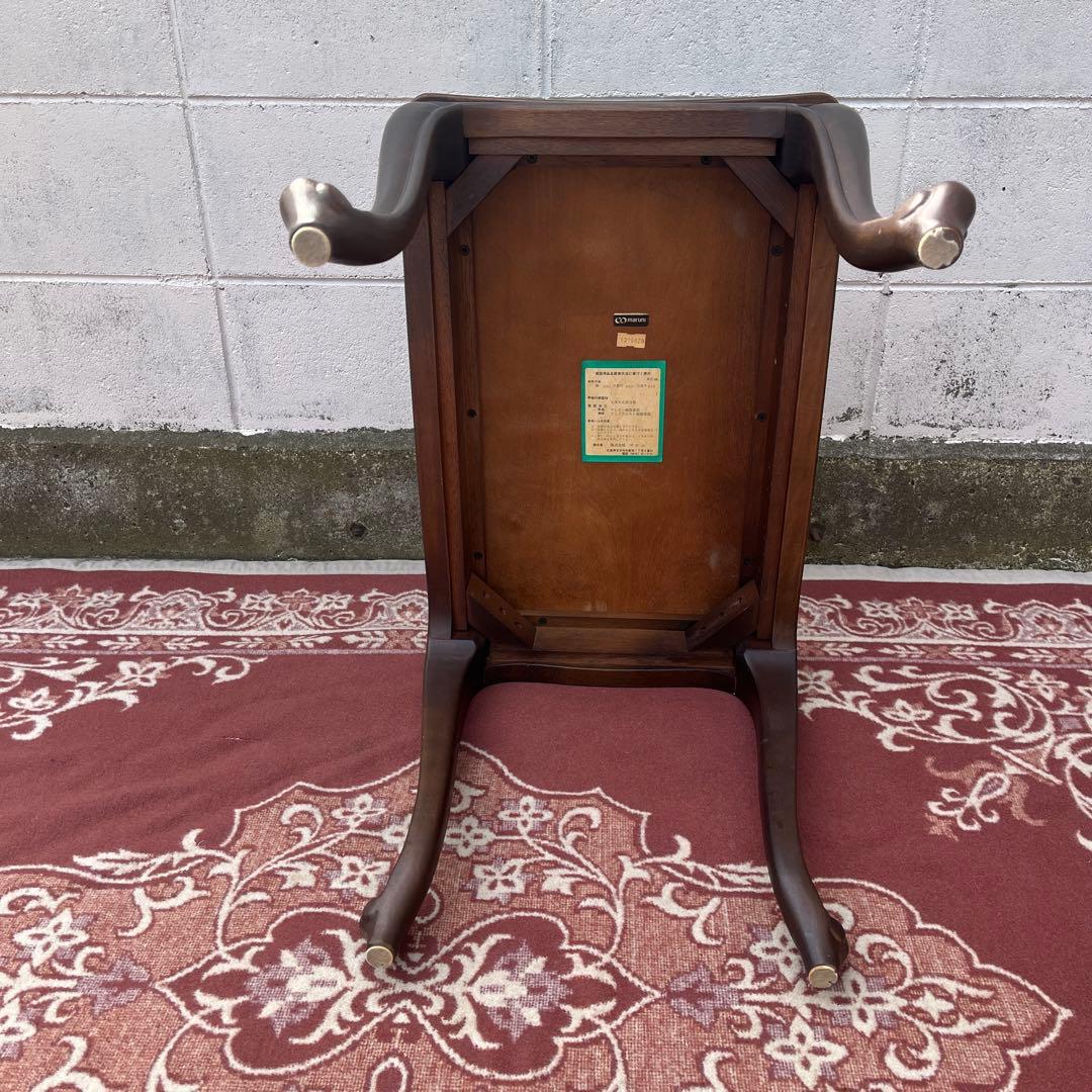 maruni マルニ家具◾️猫脚デザイン 木製サイドテーブル コーヒーテーブル