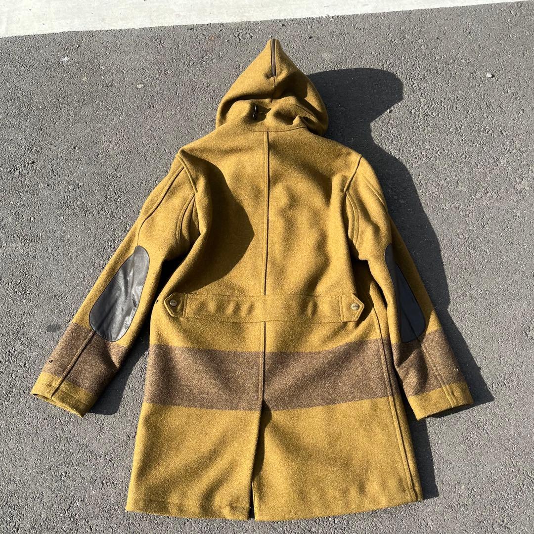 美品 エルエルビーン シグネチャー メルトン ウール モッズコート 筆記体タグ