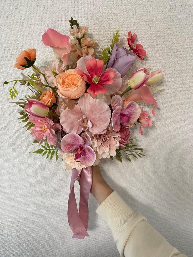 アーティシャルフラワーブーケ、ブートニア