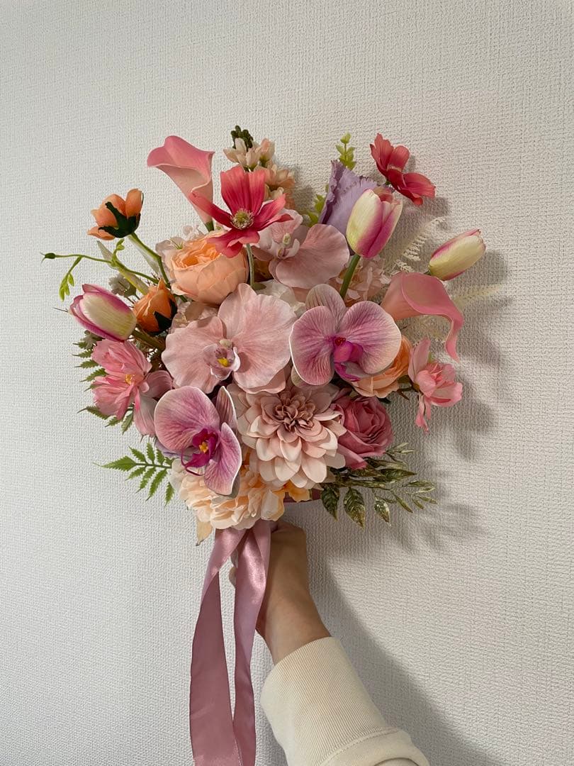 アーティシャルフラワーブーケ、ブートニア