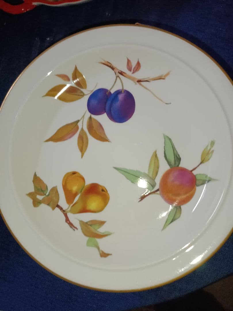 ロイヤルウースター　イヴシャムゴールド　(金淵)　5枚セット　スープ　シチュー皿