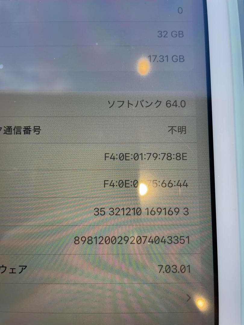 第７世代 32GB 10.2インチ iPad本体 カバー付 Cellular？