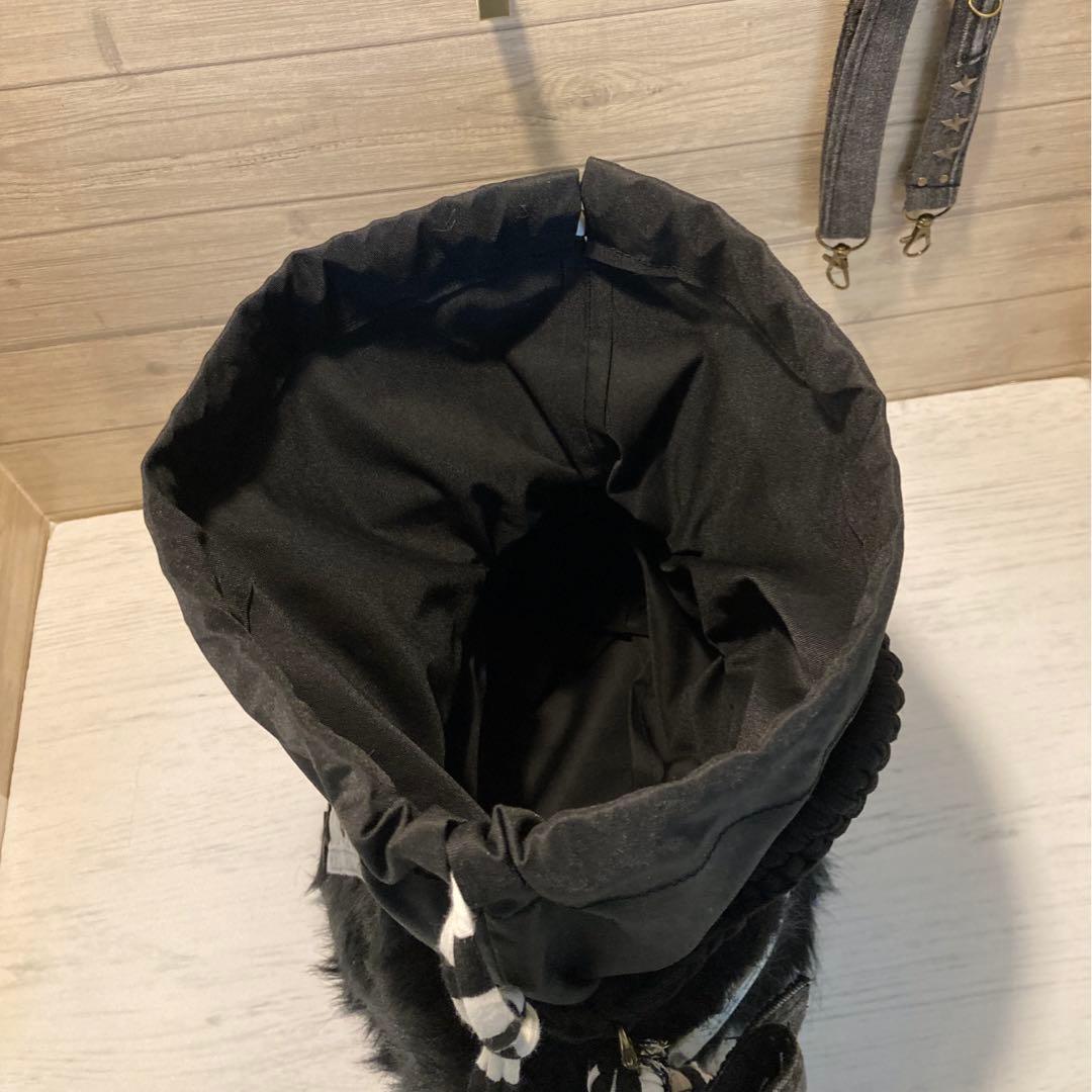 なつ様 ハンドメイドバッグ デニムリメイクバッグ うちの子バッグ