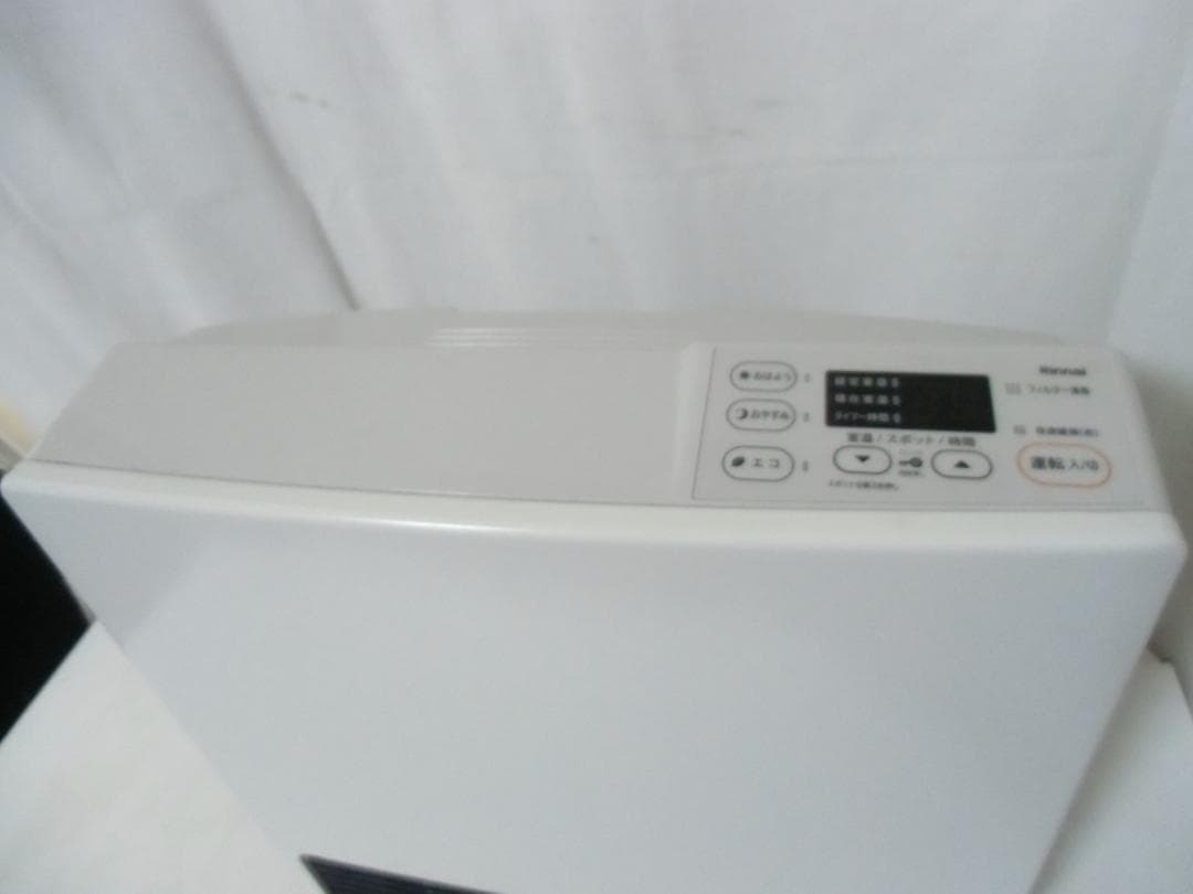 リンナイ ガスファンヒーター SRC-365E 都市ガス 木造11畳迄　ホワイト