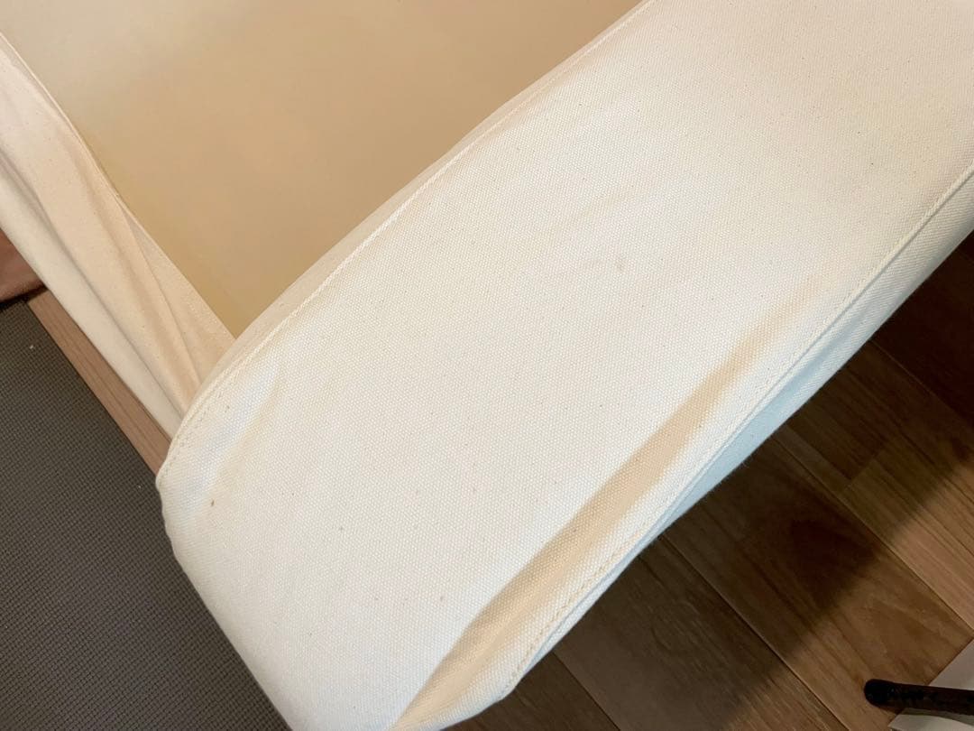 無印良品 2.5シーター ワイドアーム ダウンフェザーポケットコイル 生成