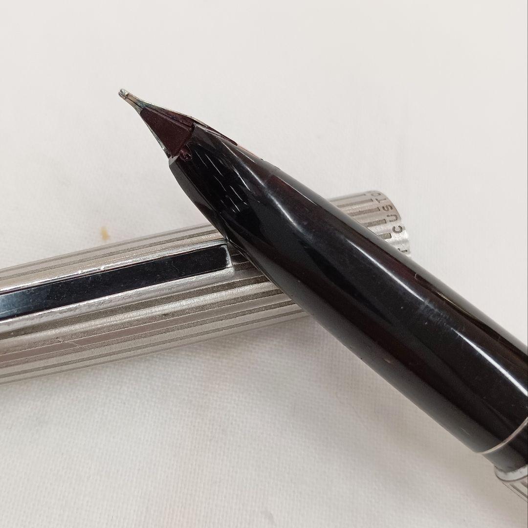 筆記未確認 リユース PILOT パイロット カスタムストライプ ペン先M 中字