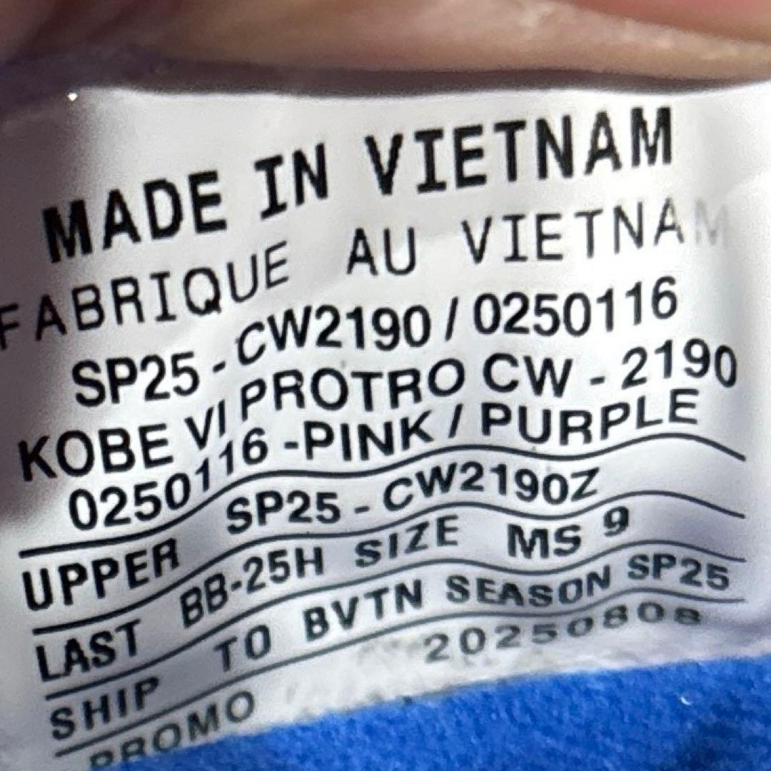 Nike Kobe 6 Protroピンク&パープル