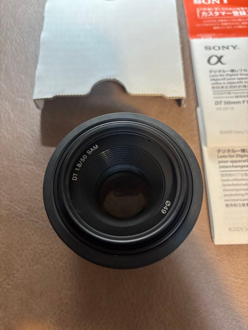 Sony DT 50mm F1.8 SAM レンズ
