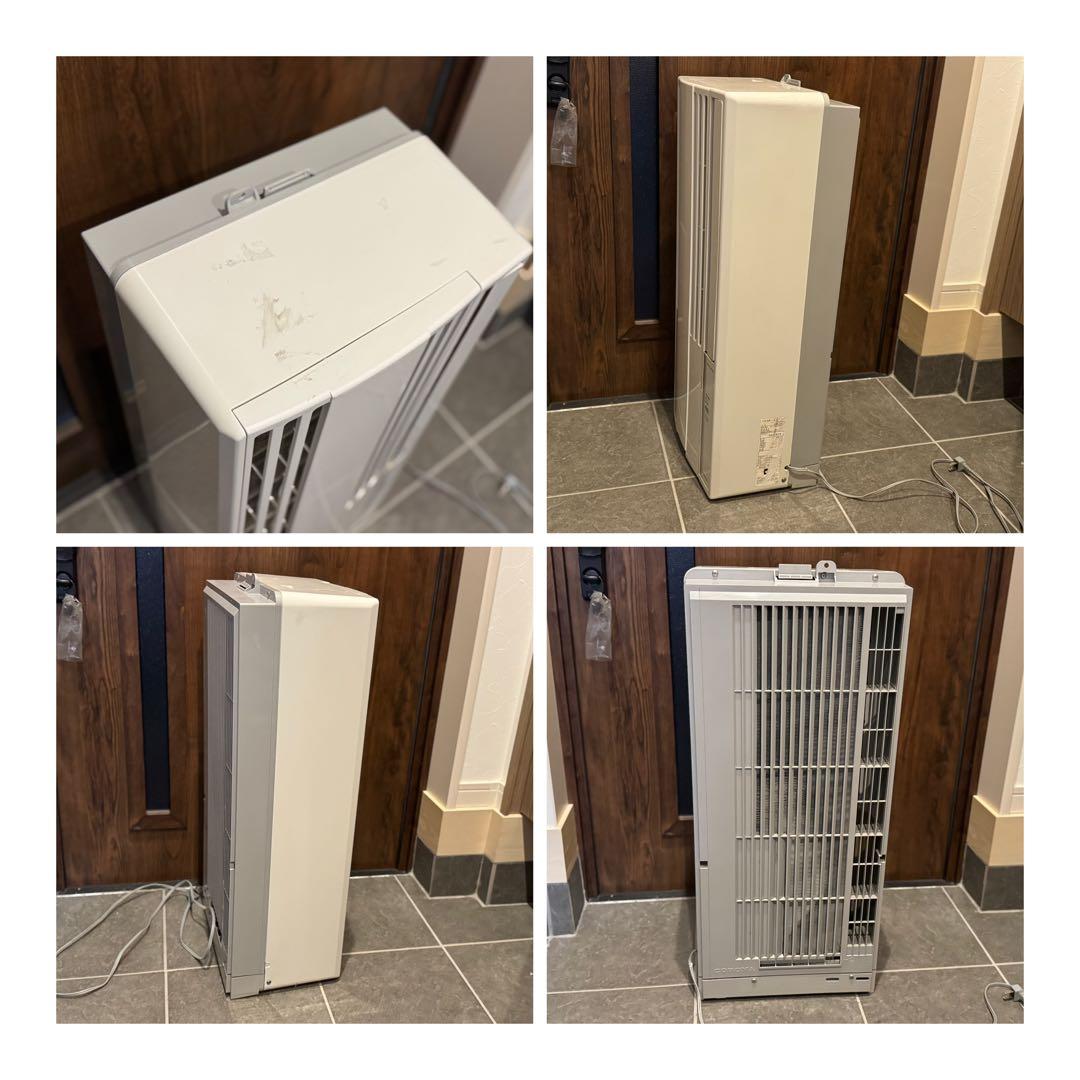 【2019年製】コロナ/CW-1619窓用エアコン 取付枠・リモコン付