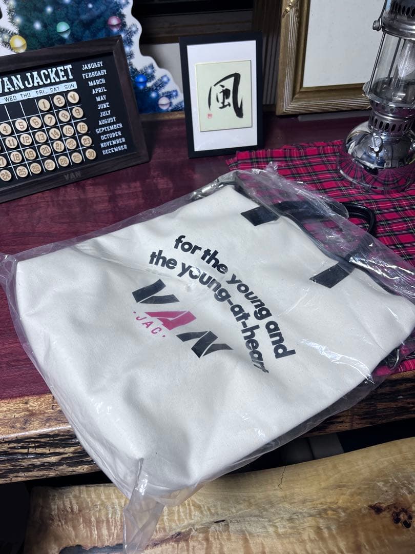 VAN JACKETヘルメット用トートバッグ限定品かなり丈夫です。新品未使用品