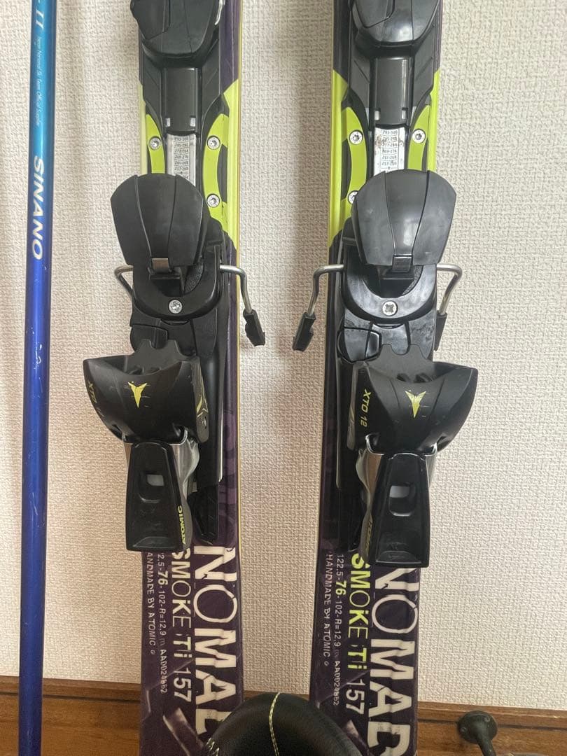ATOMIC NOMAD SMOKE 157cm スキーセット