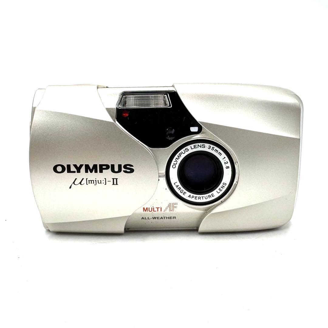 完動品 Olympus オリンパス mju ii 2 フィルムカメラ 単焦点