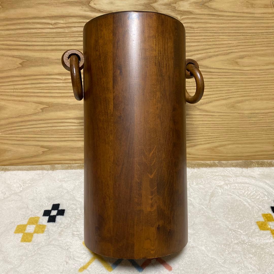 ドマン　傘立て　収納　無垢材　アンティーク　ほぼ未使用