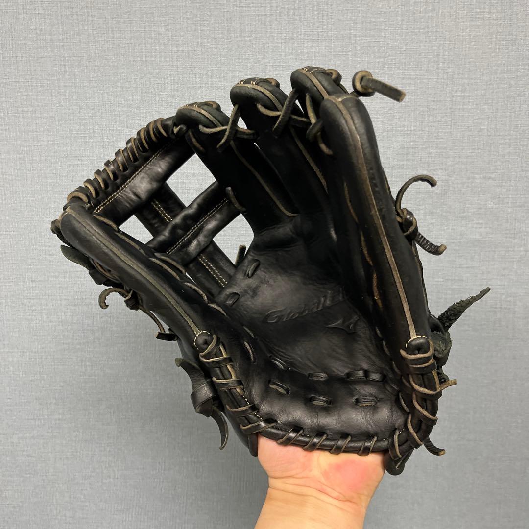 1058 ミズノ グローバルエリート 型抜群 即戦力 軟式 内野手用グローブ