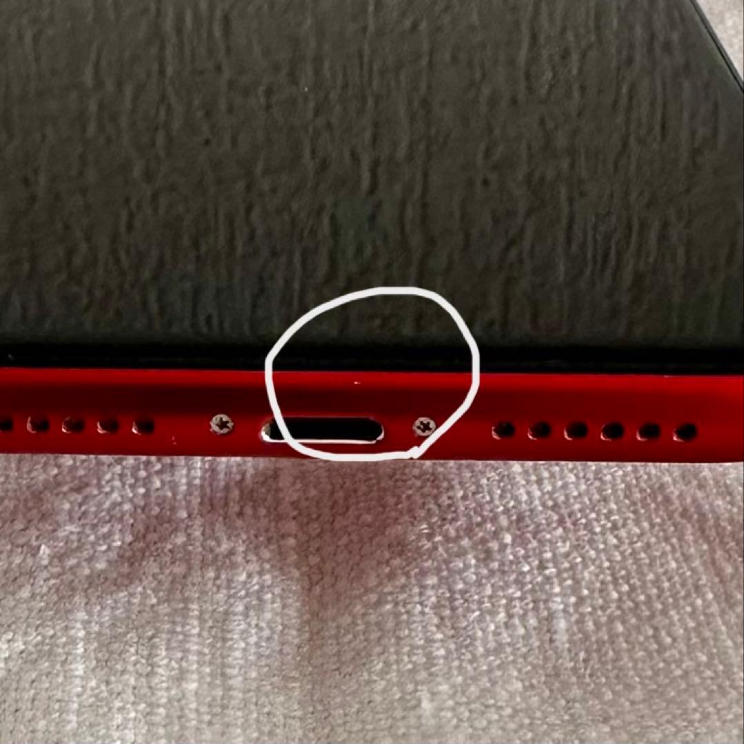 Apple iPhone XR(64GB) レッド ※小傷あり