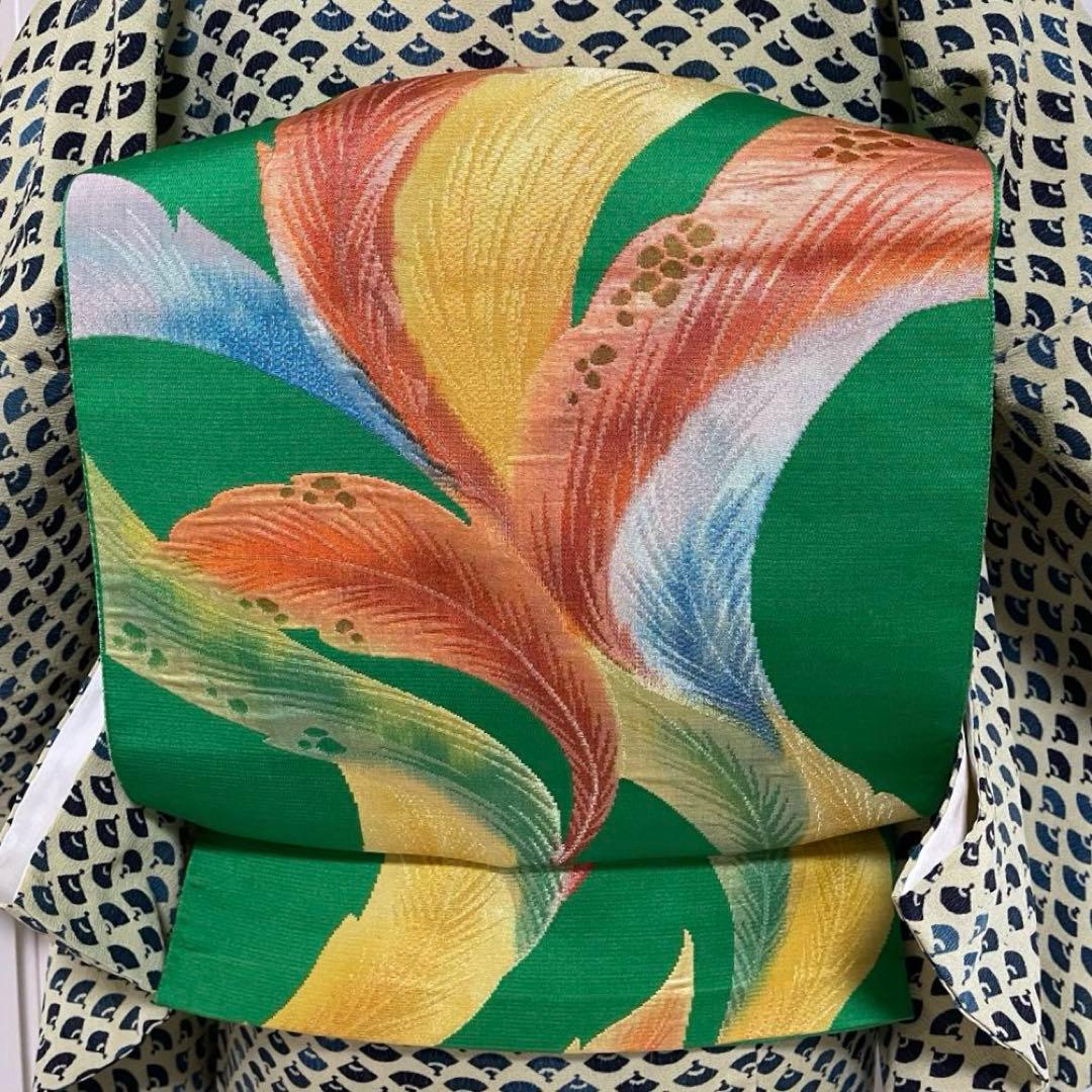 k264 正絹ちりめん 江戸小紋 フルセット 身丈157.5裄丈66