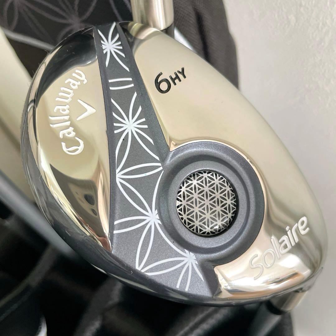 ほぼ新品未使用　最新モデル　キャロウェイ　ソレイユ　レディースゴルフクラブセット