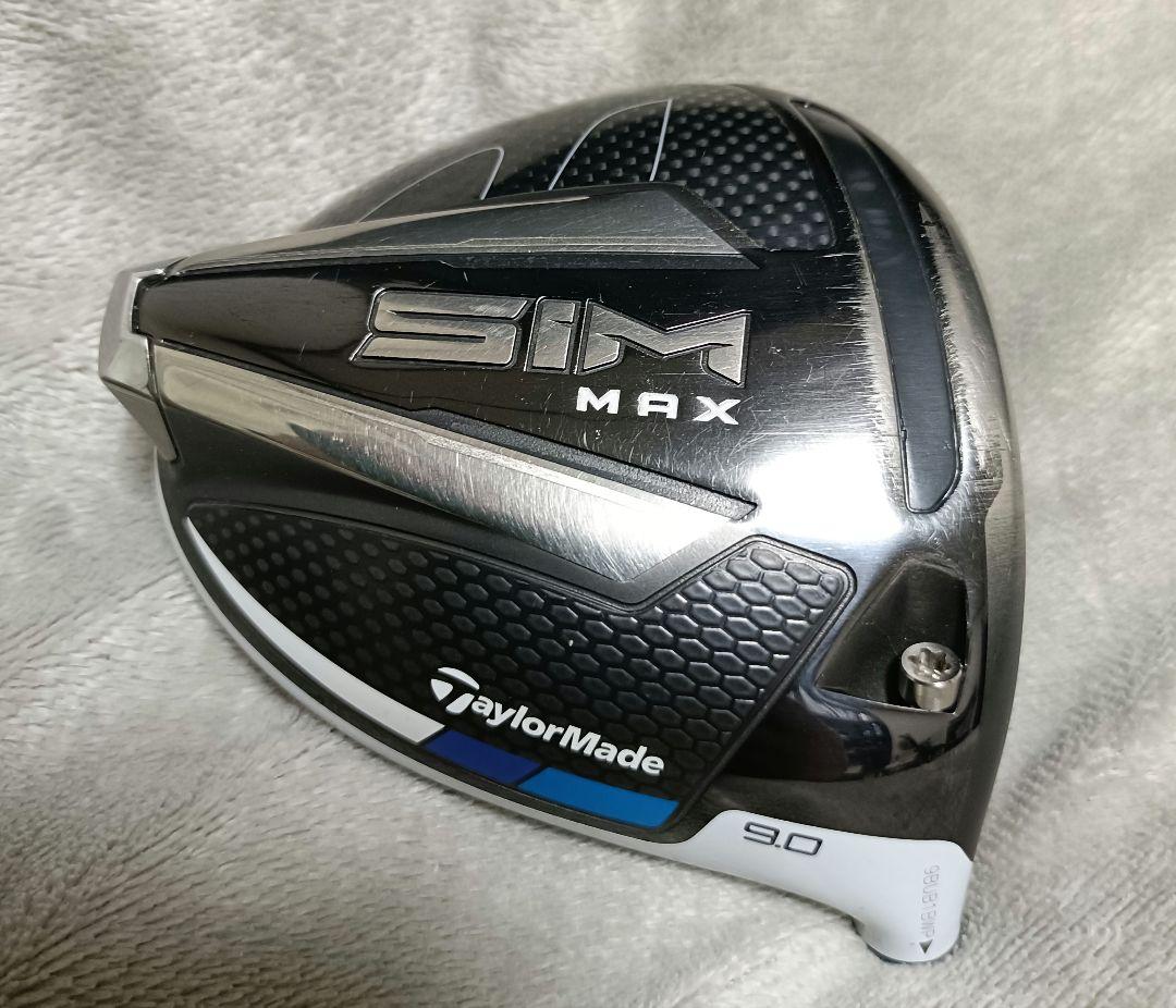 TaylorMade SIM MAX ドライバー 9° ヘッドカバー付き