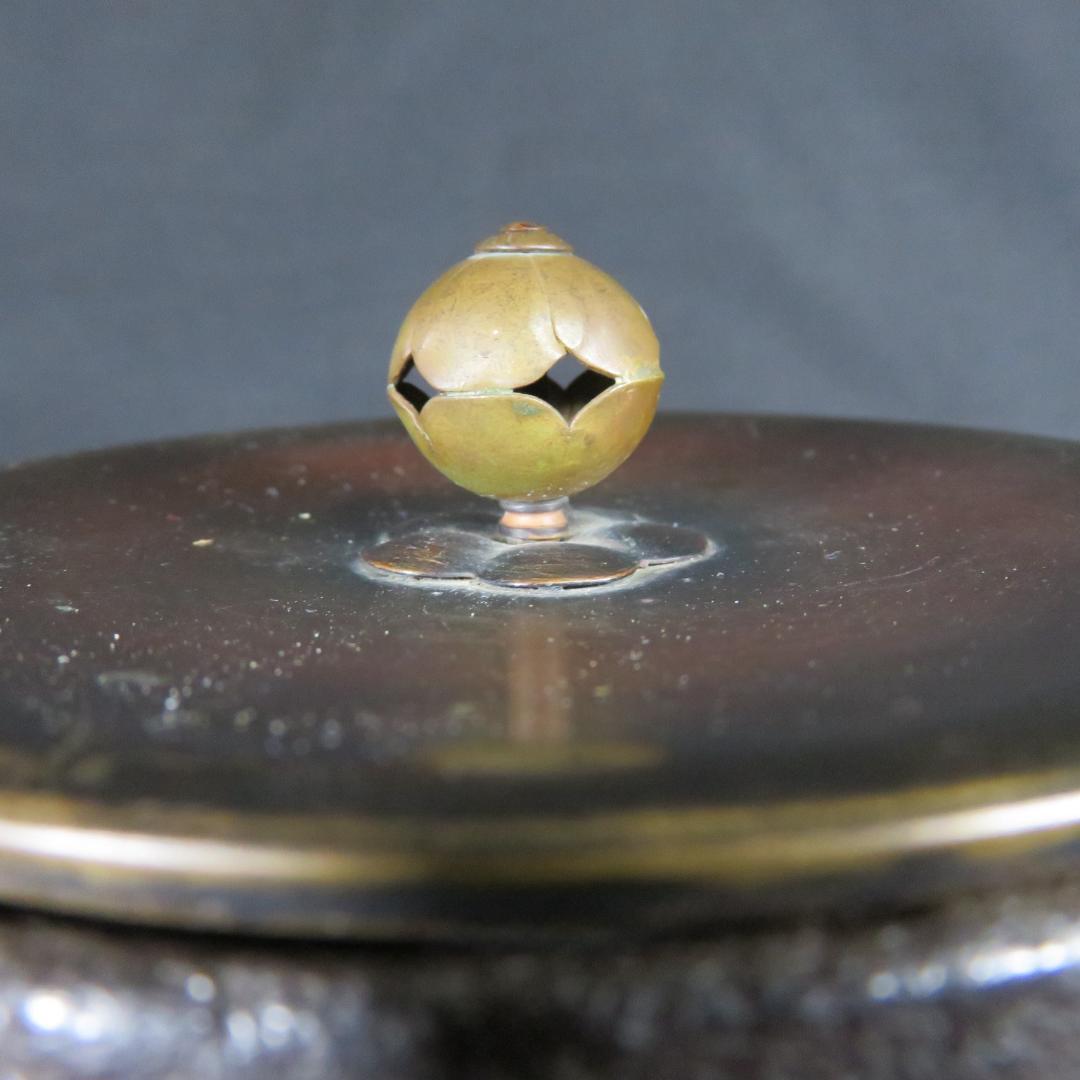 茶釜 風炉 大講堂 内錆あり 茶道具 茶器 在銘 茶の湯